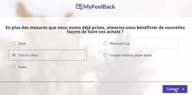 Questionnaires après crise