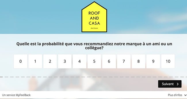 question net promoter score