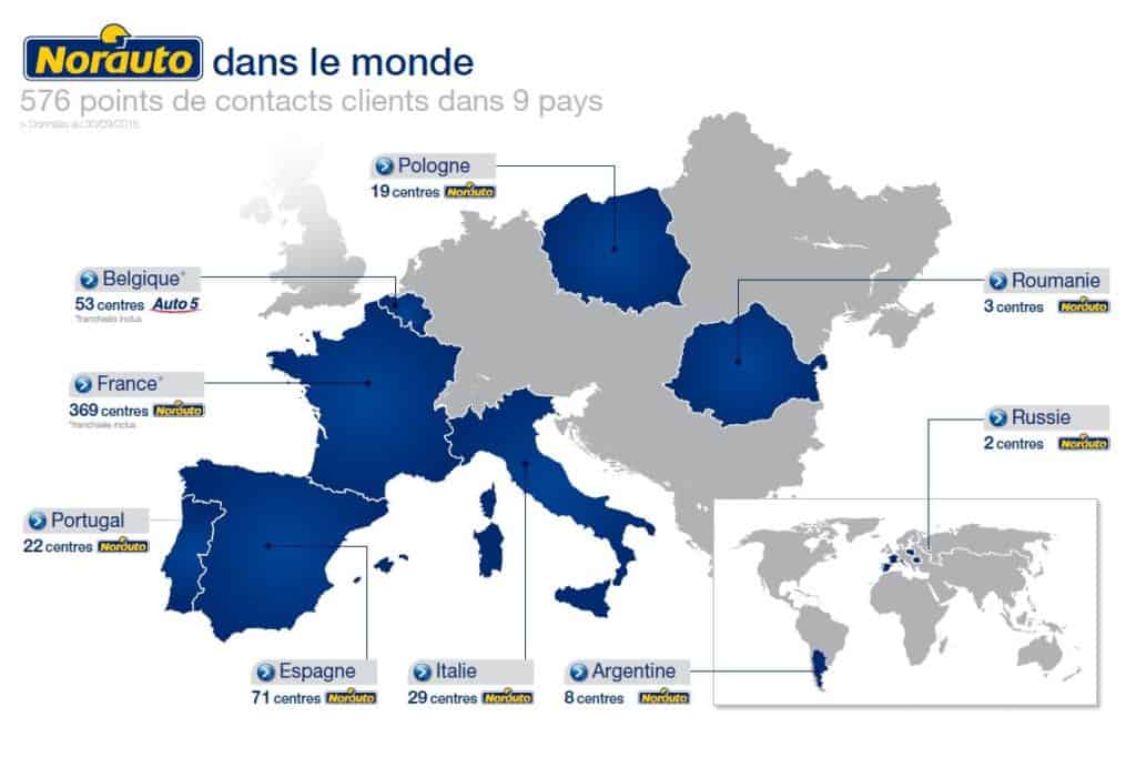 norauto dans le monde