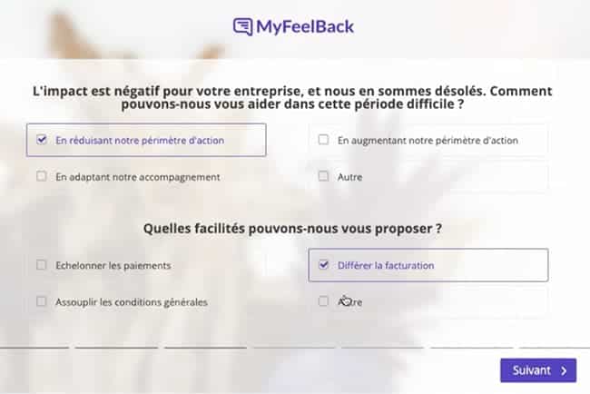 Proposer aide aux clients après la crise