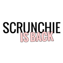Scrunchie is back-logo