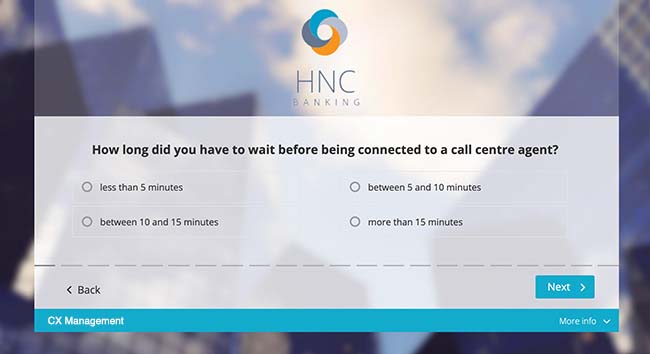 call centre surveys