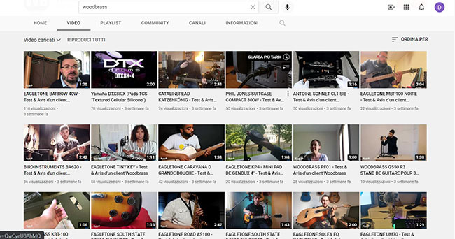 Upload dei video in pagina YouTube