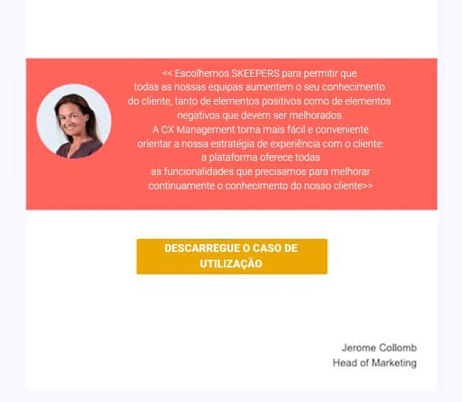 feedback do cliente