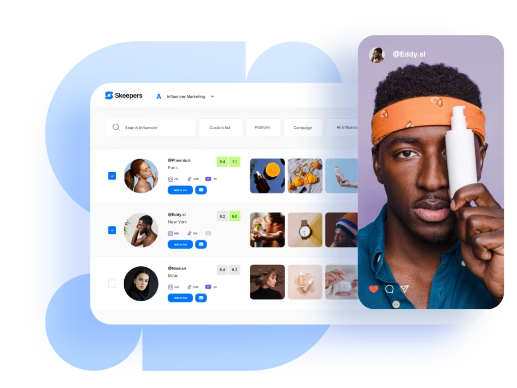 plateforme influenceur marketing Skeepers