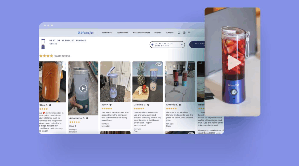 Best influencer marketing campaign - Blendjet