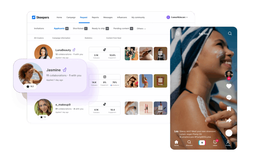 Influencer gifting platform