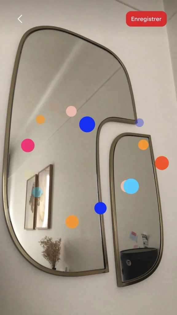 Publication pinterest miroir
