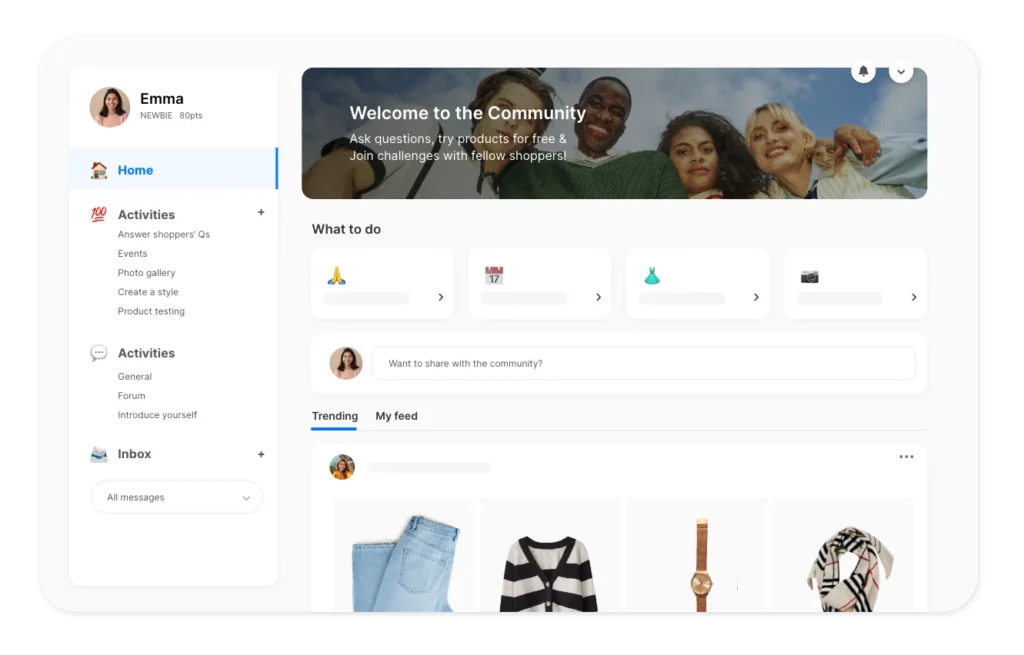 Plateforme Brand communities by Skeepers