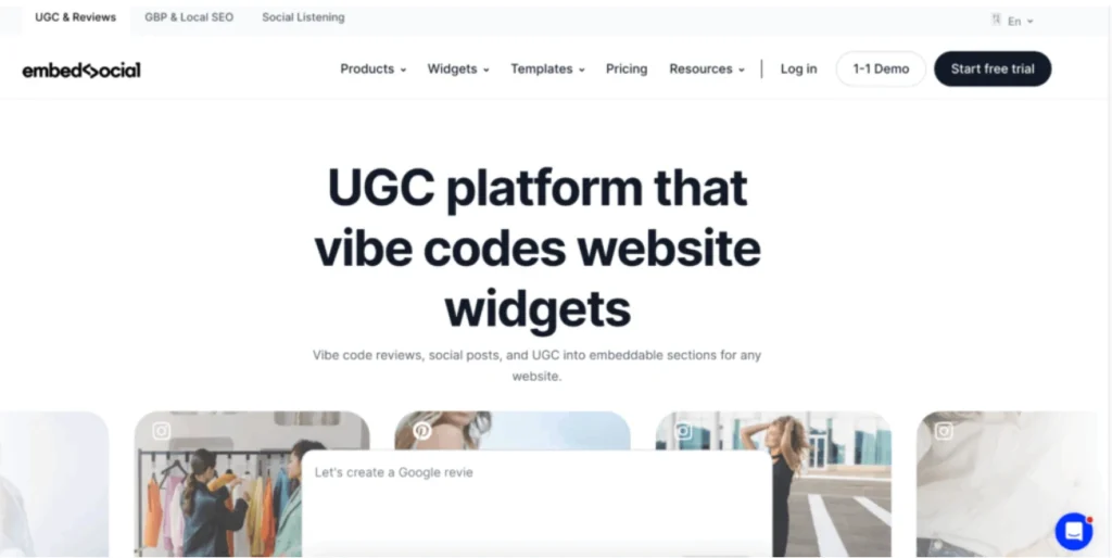 EmbedSocial Site