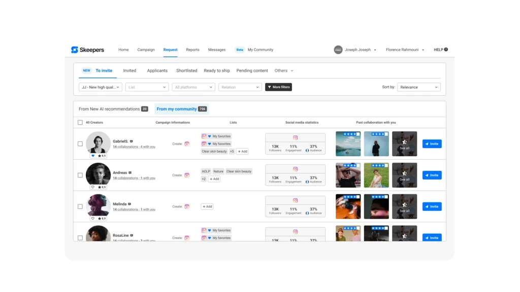 Plateforme Influence Marketing by Skeepers