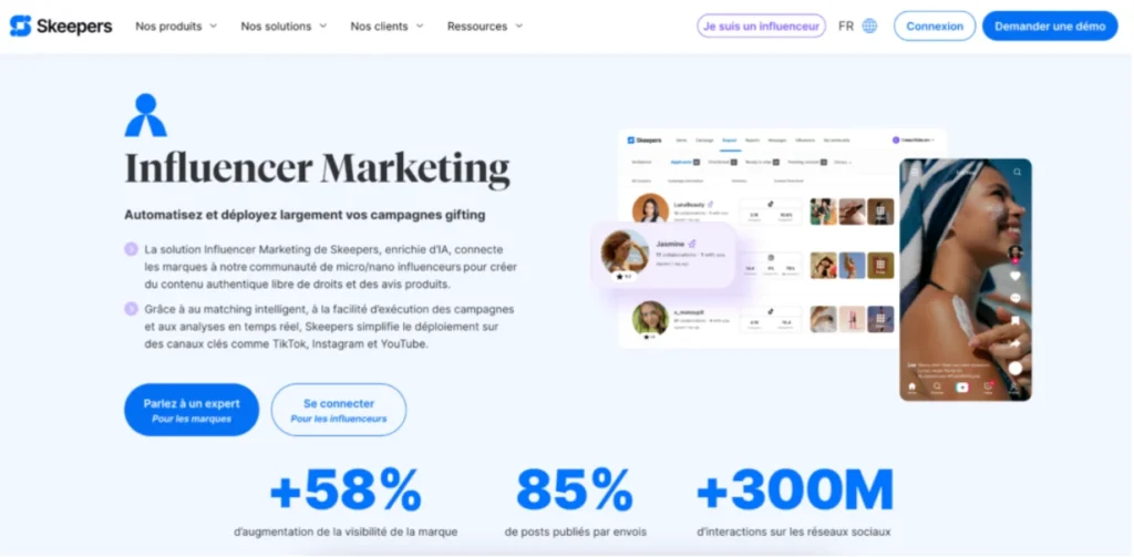 Page Influence Marketing by Skeepers