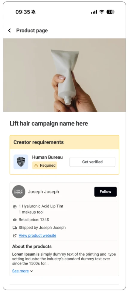 Human Bureau Verification su Influencer Marketing